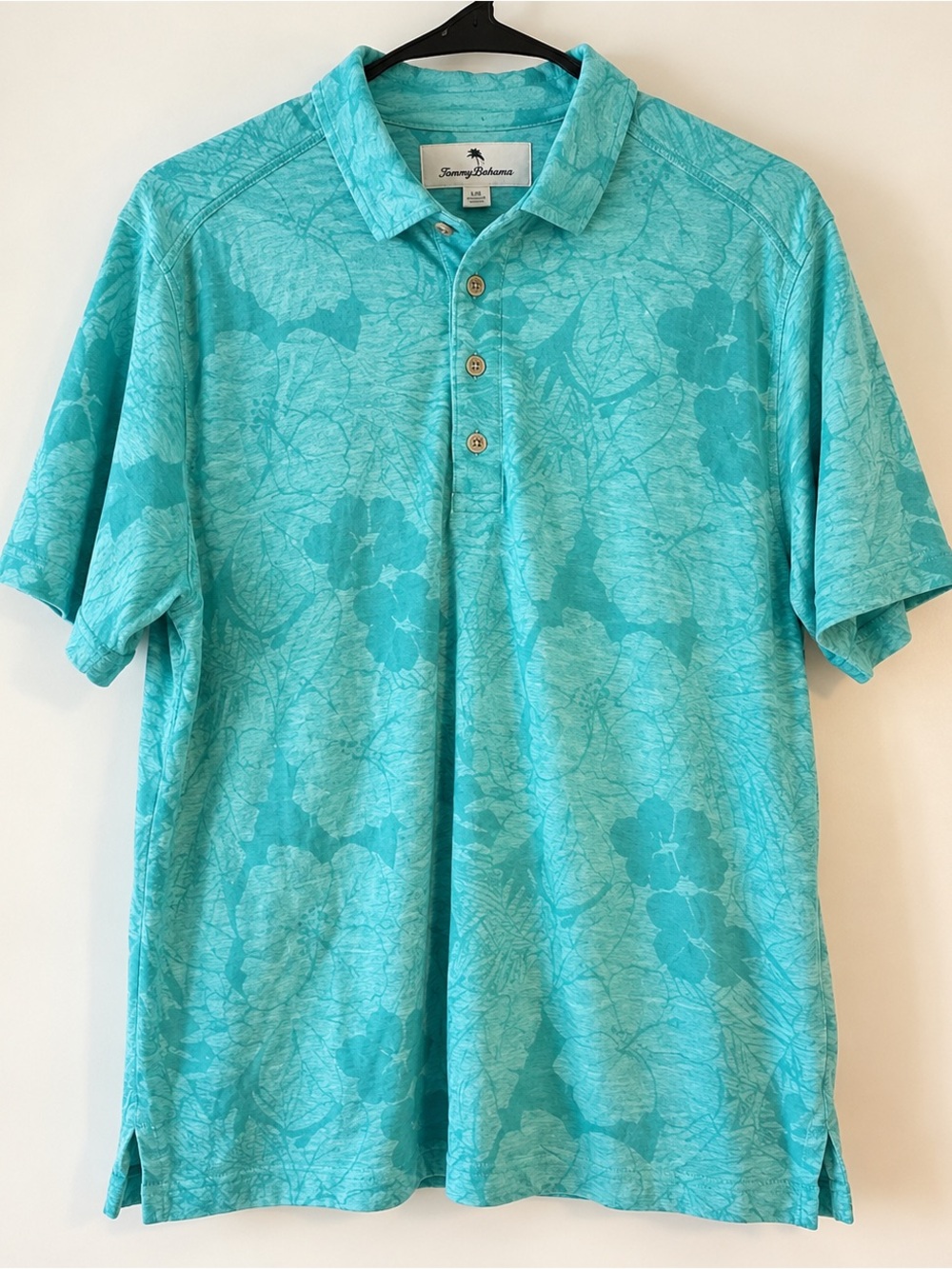 Tommy Bahama Miramar Blooms Polo – Turquoise